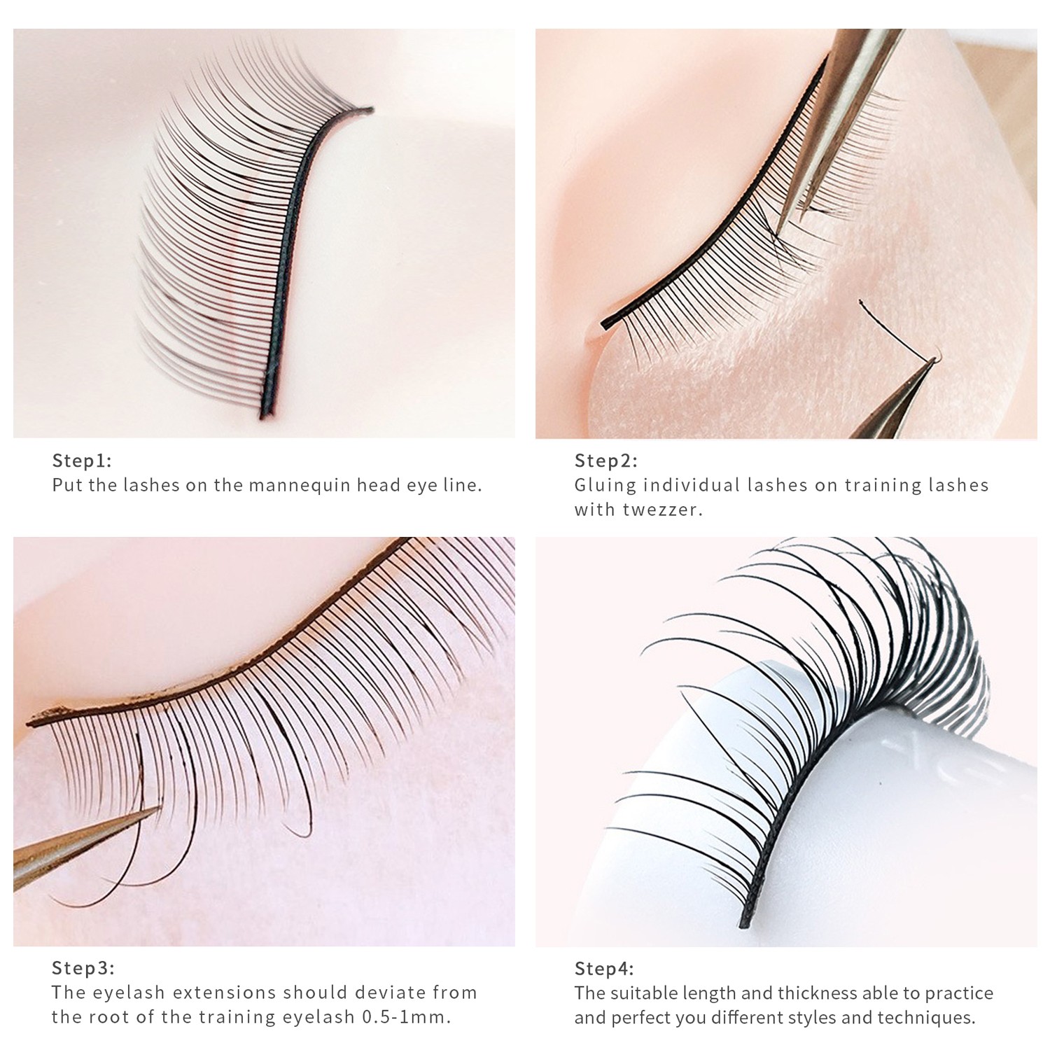 Economic practic synthetic eyelash in 5 pairs JH79 Obeya beauty lashes